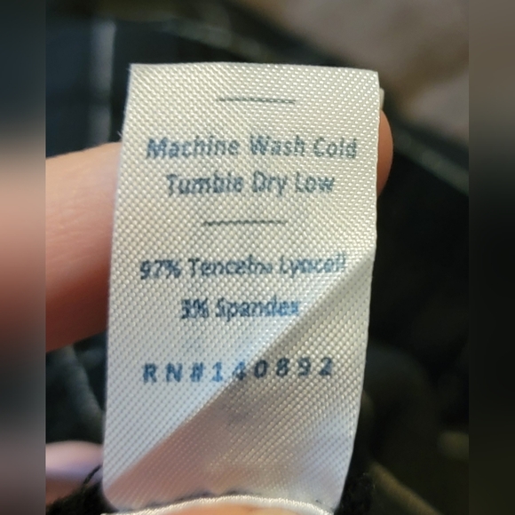 ​Marine Layer Allison Pant XS Black Tencel Elastic Waist Minimalist Quiet Luxury - Picture 8 of 9